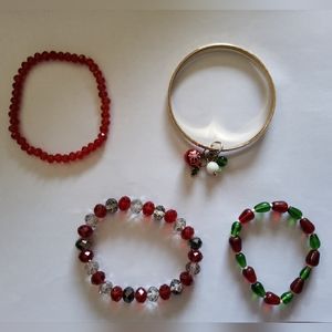 Christmas bracelets